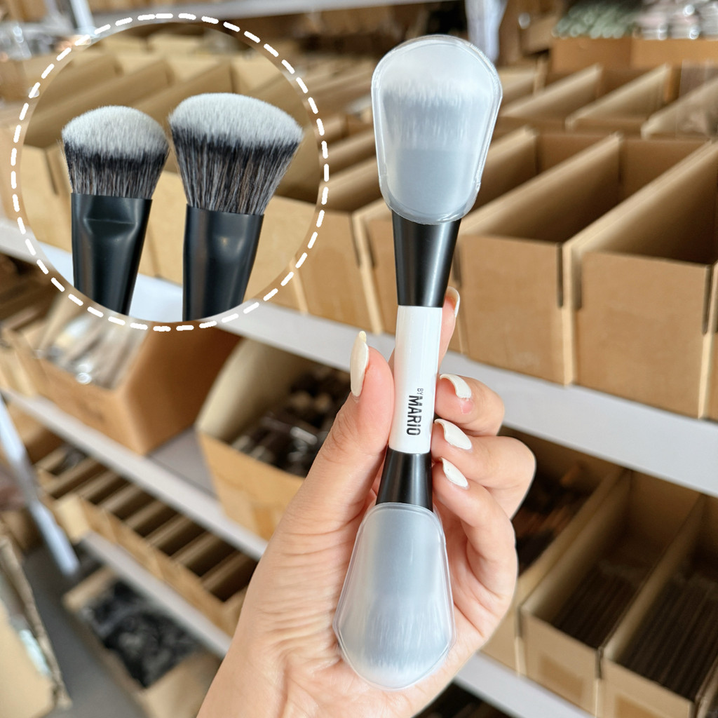 bộ cọ makeup bộ cọ trang điểm Makeup by Mario Makeup Brush F4 Double-Headed Highlight Blush Foundati