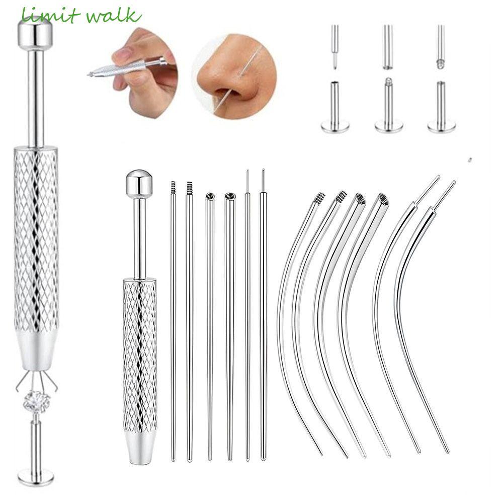 LIMIT WALK Piercing Taper Tool, Dụng cụ bông tai bằng thép không gỉ Bộ dụng cụ xỏ khuyên bông tai, D