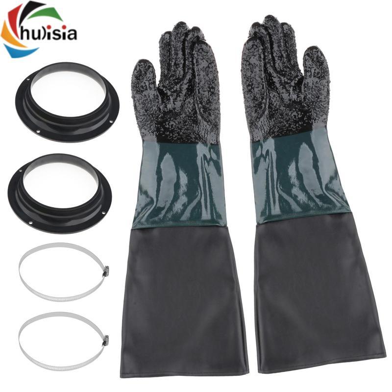 Găng tay thay thế & Hoder cho tủ phun cát SandBlasting Blast