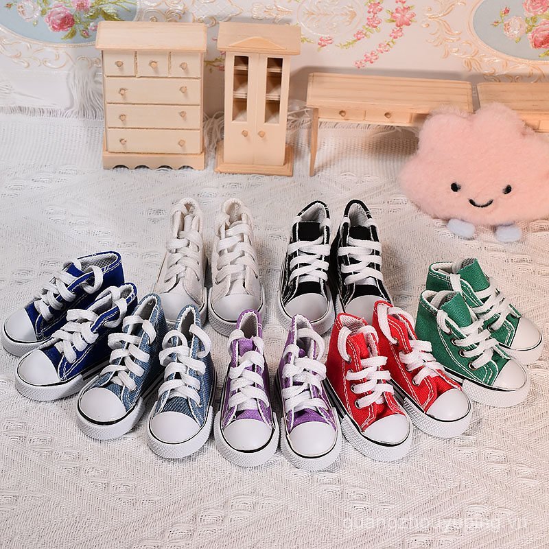3 Điểm BJD Bé Giày 60Cm Búp Bê 60Cm Lá Chung Loli Giày Vải Ren-Up Phụ Kiện Búp Bê