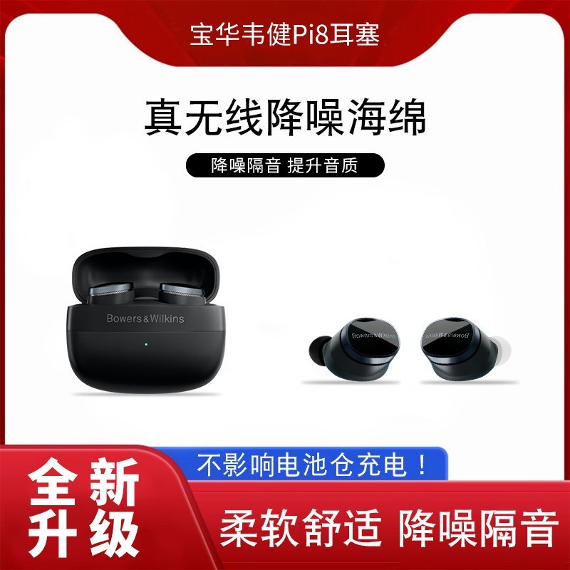 Thích hợp cho Tai nghe xốp Bvlwaukee Pi8 PI6 Chống trượt Chống thất lạc B & W Bvlwaukee Pi7 s2 Vỏ bả