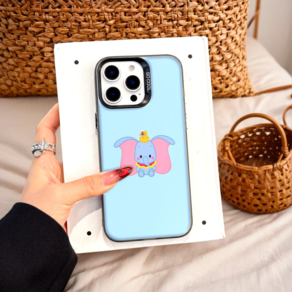 Ốp Lưng Iphone Phim hoạt hình thời trang Cho Iphone 7 xs xr 11 12 13 14 15 16 Pro Max Plus Dumbo Duf