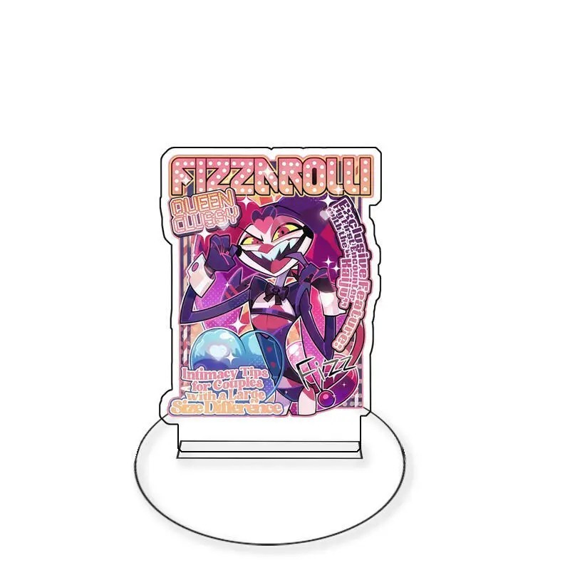 Standee Anime Helluva Boss mô hình mica Fizzarolli Verosika Mayday Stella Goetia Asmodeus Vassago tr