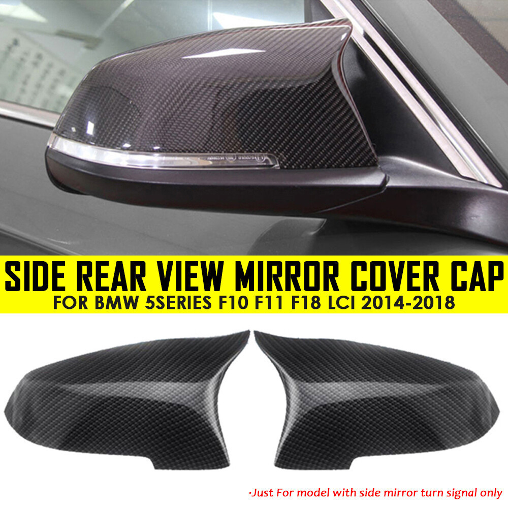 Mũ che gương bên bằng sợi Carbon M5 cho BMW F10 F11 F18 F01 LCI 2014-18