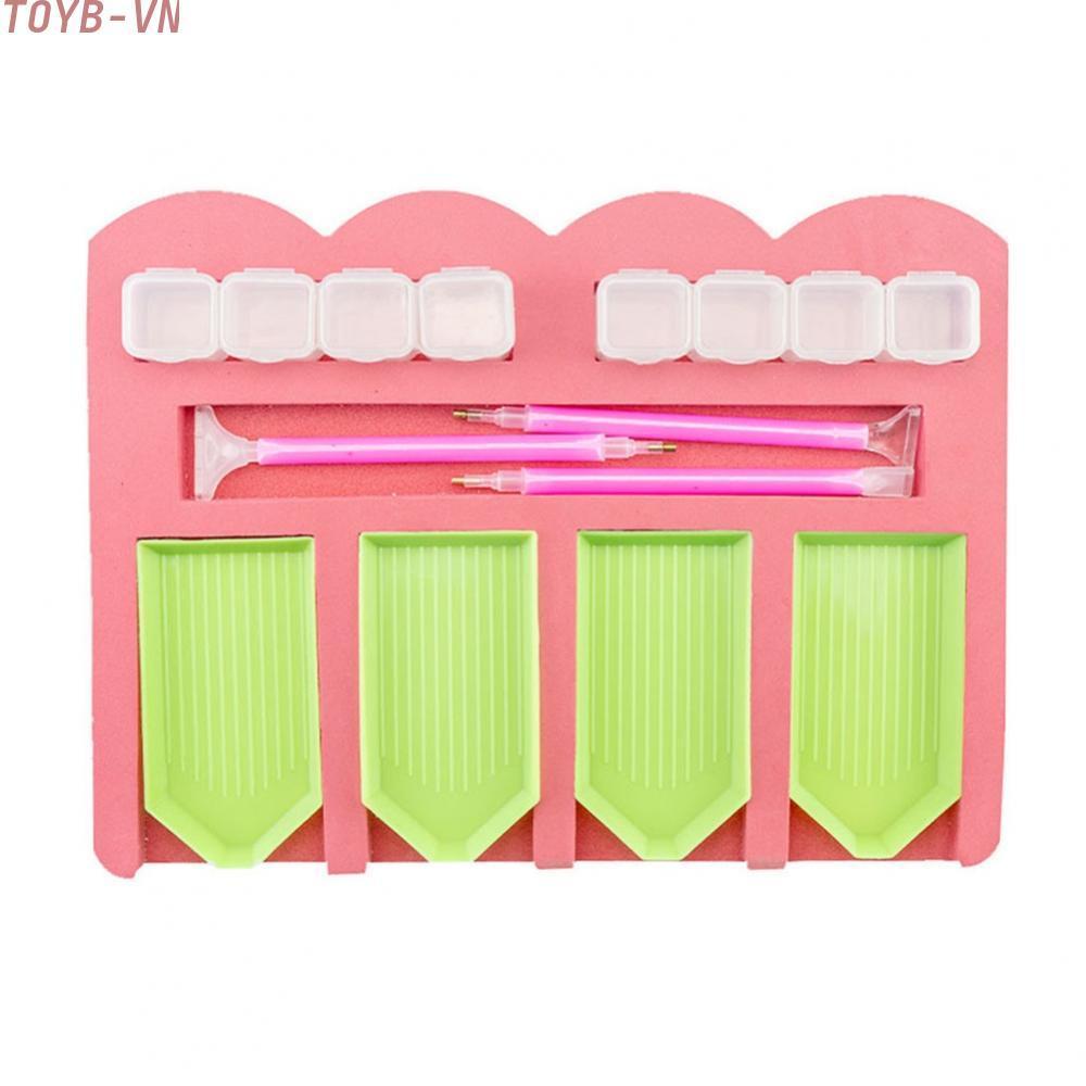【TOYBOX】Square Storage Tray Long-lasting Use Multi-functional Tray Plate For DIY Crafts