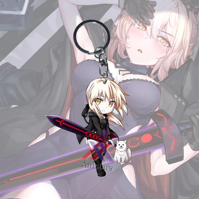 Gantungan Kunci Fate Saber Alter Ganci - Key Chain - FGO Keychain