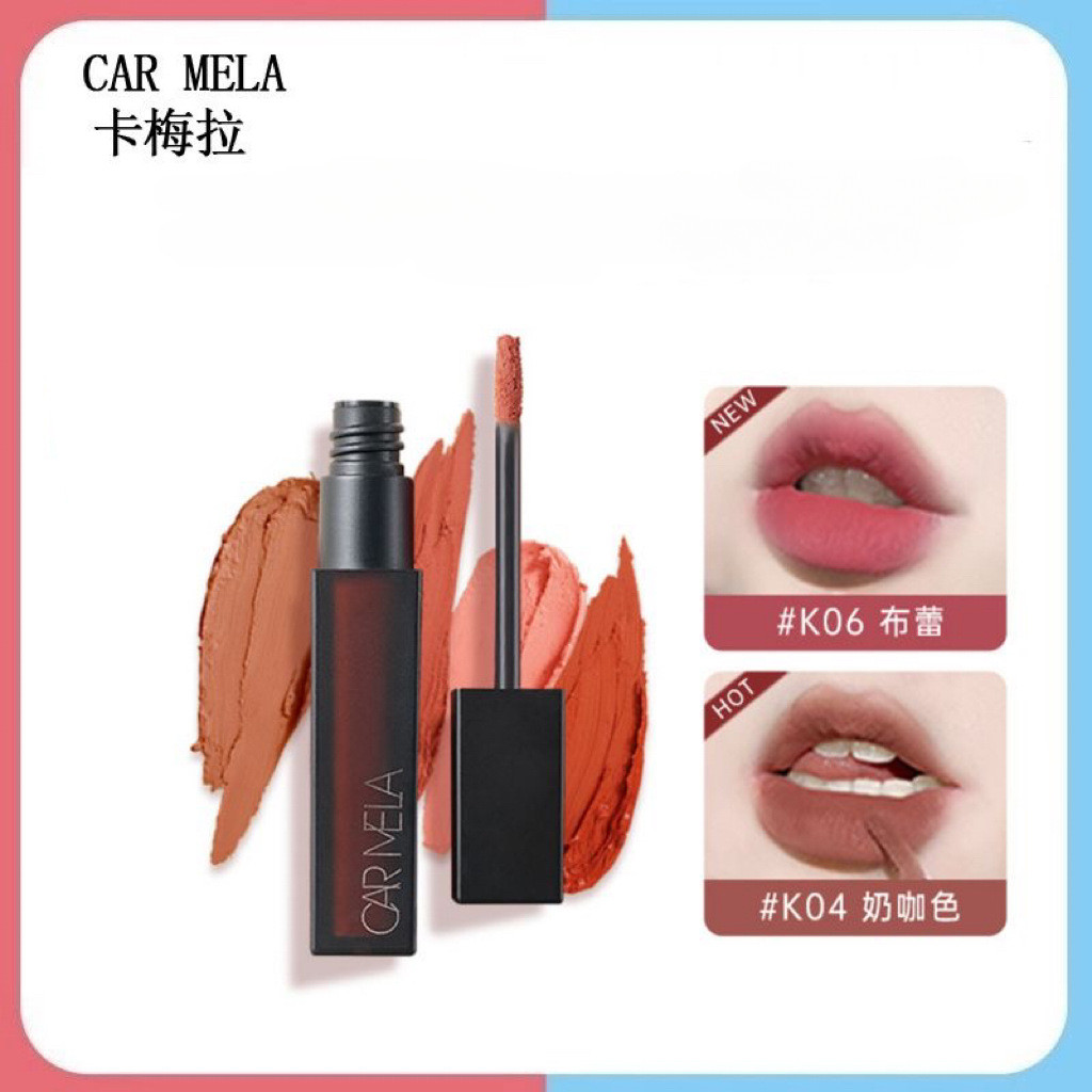 CARMELA Variety CARMELA Air Son Môi Khỏa Thân Son Môi Trang Điểm Môi Men Matte Matte White Lipstick