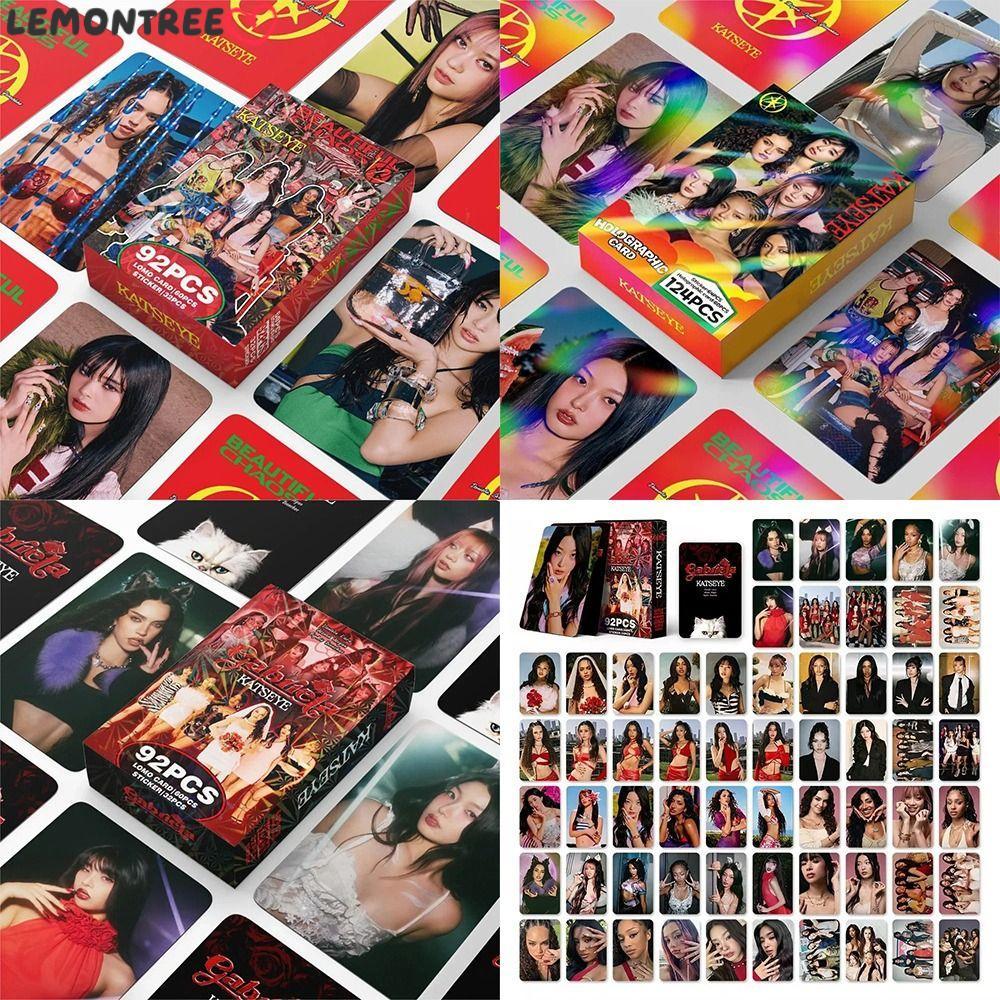 LEMONTREE 92 / 124 Chiếc Thẻ Ảnh KATSEYE Lomo, BEAUTIFULCHAOS MANO MEGAN KATSEYE Album LOMO Cards, C