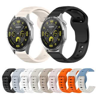 Dây đeo silicon 18mm 20mm 22mm cho Huawei Watch GT6 GT5 GT3 GT4 SE GT2 GT2e Watch4 Watch3 Pro GT 2 3 4 2e 42mm 43mm 46mm Dây đeo cổ tay Vòng đeo tay thể thao Dây đồng hồ