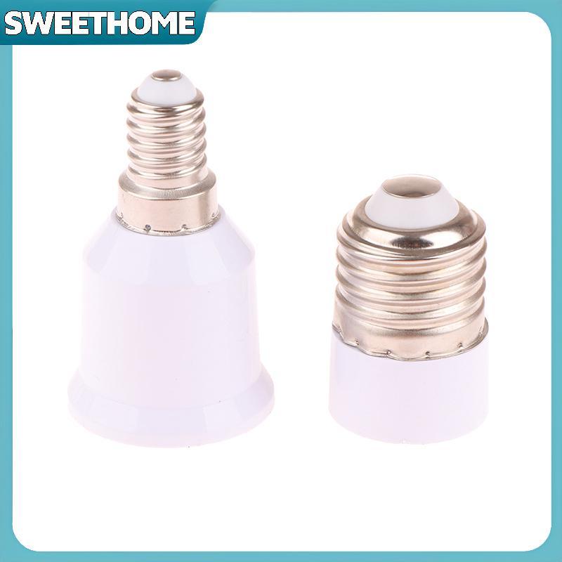 Bộ chuyển đổi bóng đèn LED SWEETOME 1Pc E14 sang E27 / E27 sang E14 Giá đỡ bóng đèn E14 Nữ E27 Nam B