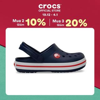  Giày Clog Trẻ Em Crocs Toddler Crocband - Navy Red 