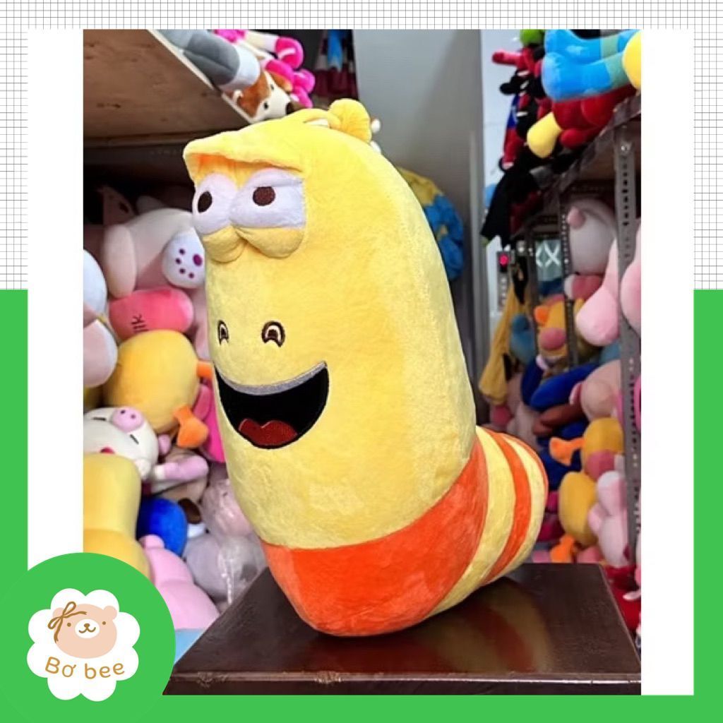 Gấu bông Sâu Larva tinh nghịch siêu cute hàng cao cấp mềm mịn - Gấu Bông Bơ Bee
