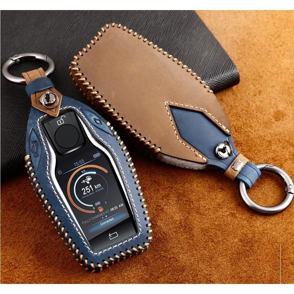 Geniune Da Ô Tô LED Hiển Thị Chìa Khóa Dành Cho Xe BMW 5 7 Series G11 G12 G30 G31 G32 i8 i12 i15 G01