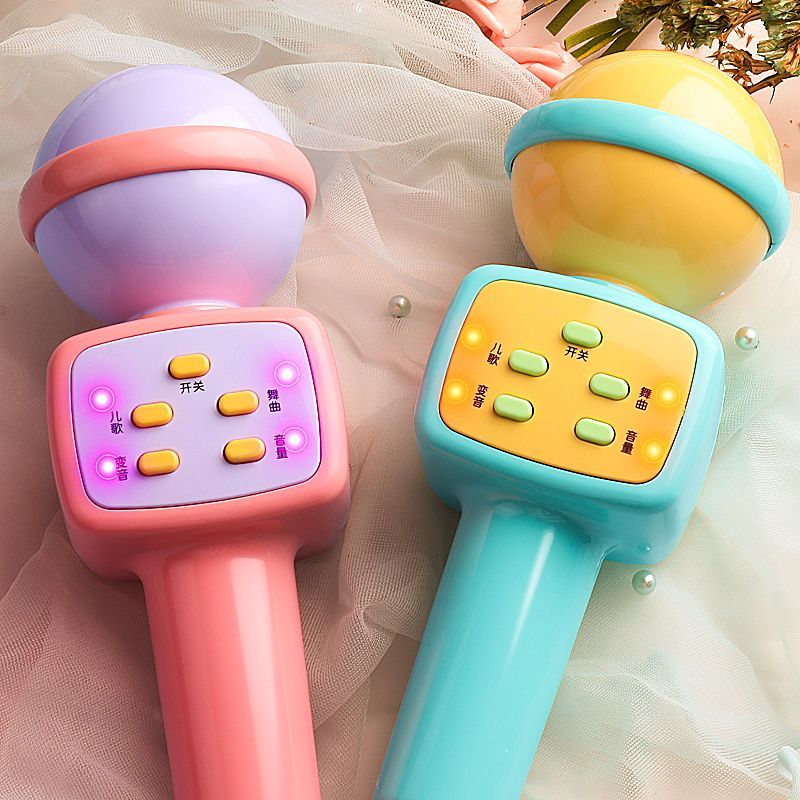Hot Sale#Children's Music Microphone Toy Baby Wireless Internet Celebrity Microphone Kids Singing3On