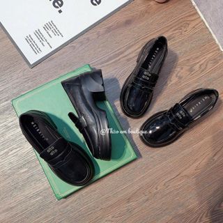 [Thảo Em - MU01 ] Giày Lolita Đốc nữ gót cao 5-6p có 2 loại da lộn và da bóng đế cao su non nhẹ êm (QCCC)