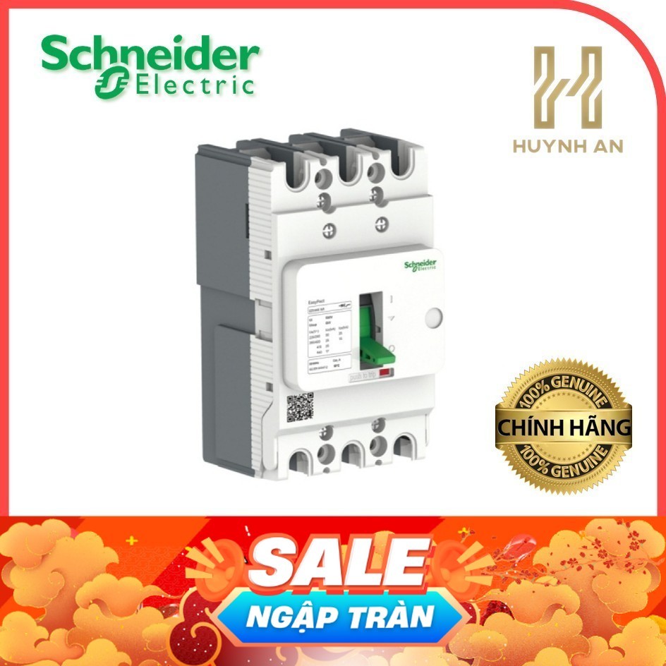 Bộ ngắt mạch - 3P - 380/415V - 25kA - điện áp cách điện 690V - Schneider Electric - EZS100E3032 EZS1