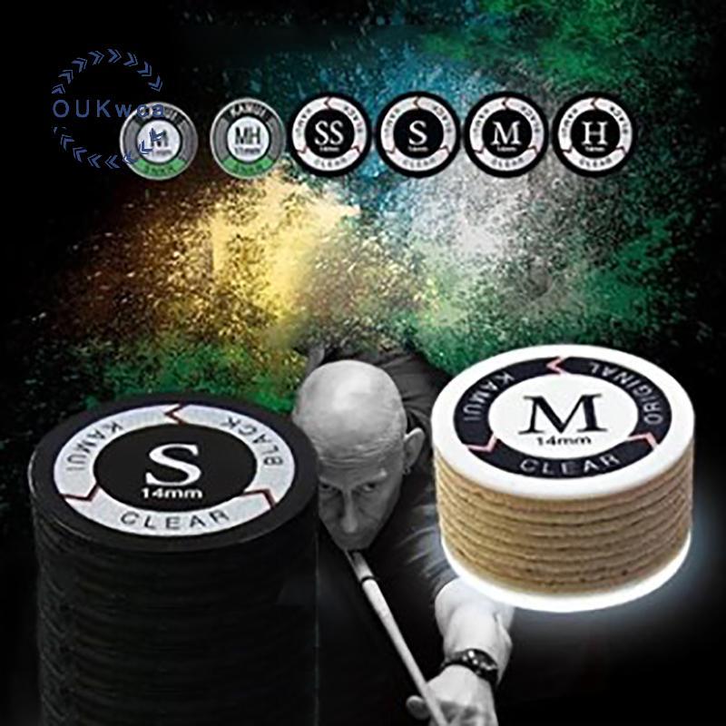 OUKwca Kamui - Đầu Cue Billiard Dính Cho Carom Và Snooker, Nhiều Độ Cứng H/M/S/HM/SS