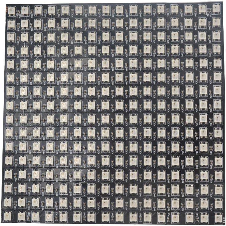 16x16 LED Matrix 256 Pixels WS2812B Bảng điều khiển LED linh hoạt kỹ thuật số có thể định vị riêng M