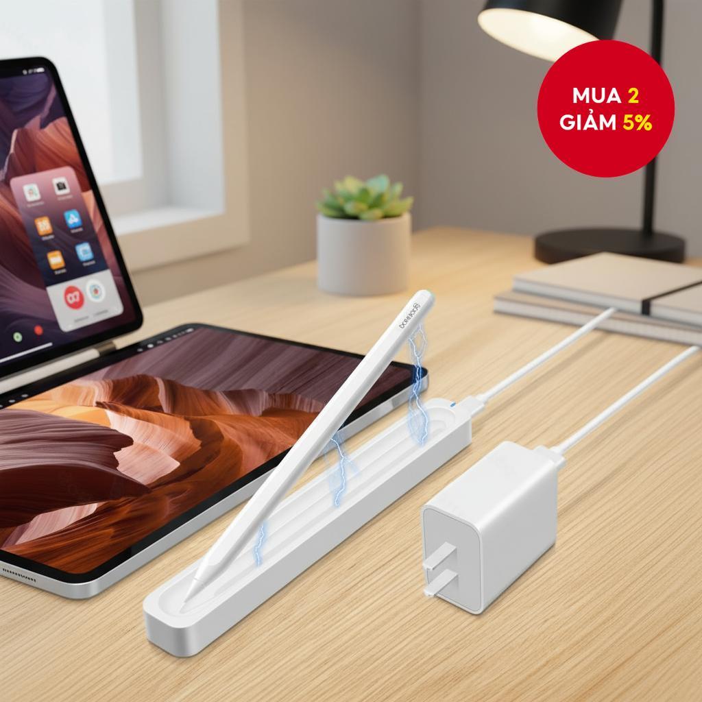 GOOJODOQ Đế sạc cho bút cảm ứng GD13 tương thích với Air 4 5 Pro 11 12.9 Mini 6