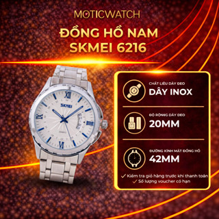 Đồng Hồ Nam Thời Trang Lịch Lãm Thiết Kế Năng Động Model Skmei  6216 Giá Tốt Freeship