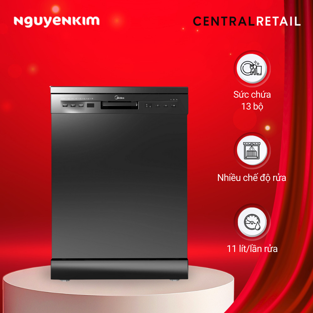 Máy rửa chén Midea MDW13-7635QB