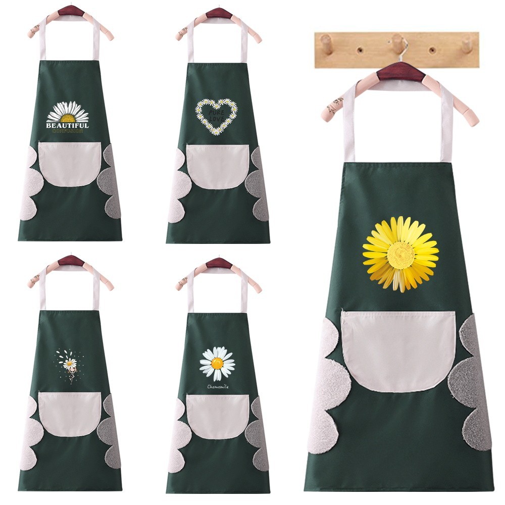 Oil-Proof Waterproof Cooking Workwear Lightweight Sleeveless Apron New Convenient Kitchen Cooking Ap