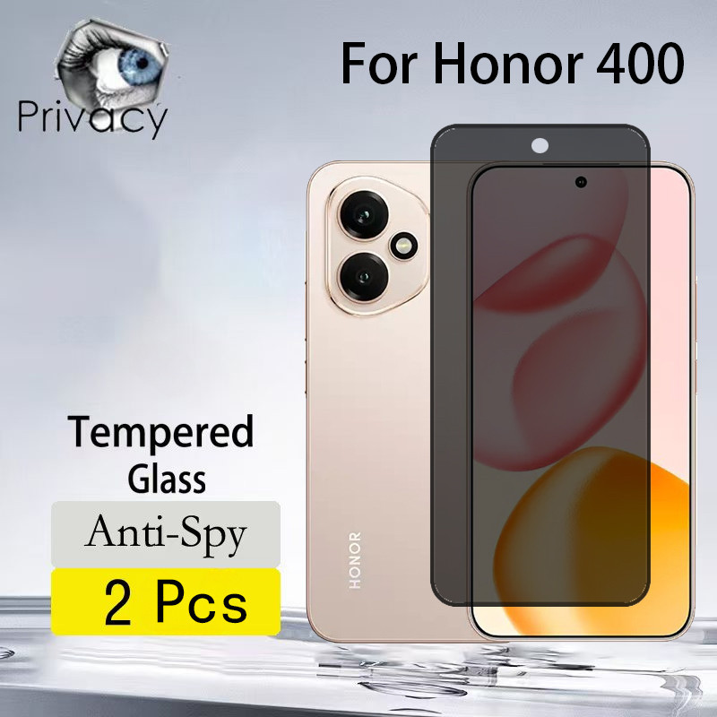 2 Chiếc Honor 400 5G Kính Cường Lực Chống Trộm Màn Hình Bảo Vệ Cho Honor X8C X9C X7C X6B 4G 5G Chống