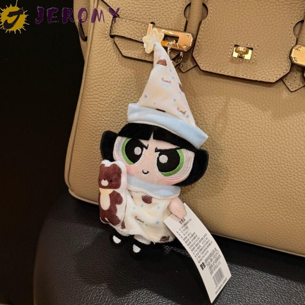 JEROMY Powerpuff Girls Doll, Series Collection Soft Powerpuff Girls Móc khóa sang trọng, Buttercup P