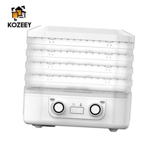 KOZEEY Máy Sấy Thực Phẩm Có Thể Điều Chỉnh Nhiệt Độ 5 Khay Thịt Bò Jerky Máy Sấy Hẹn Giờ 48H Cho Chó Đồ Ăn Nhẹ Nhà Bếp Jerky
