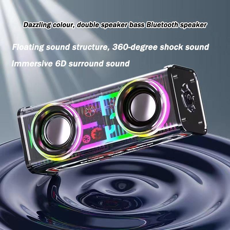 Loa bluetooth A88 led nháy theo nhạc RGB, công suất 10W, nghe nhạc cực chất Loa Bluetooth Không Dây