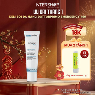  Kem bôi côn trùng cắn muỗi đốt và mụn DottorPrimo Emergency 400 30ml làm dịu da giảm ngứa DP0001 