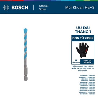  Mũi khoan bê tông Bosch Hex-9 đa năng 