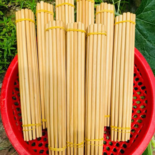 Combo 30 Đôi Đũa Tre Tự Nhiên Cao Cấp, Đũa Ăn Cơm An Toàn Sức Khỏe Babylove.store