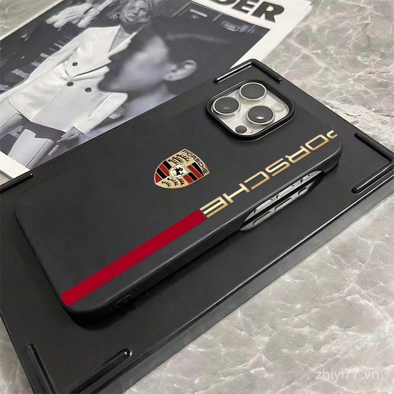 Ốp Điện Thoại Sọc Chữ Ô Tô Biểu Tượng Thích Hợp Cho iPhone 11 12 13 14 promax 15 16 17 pro max 11pro