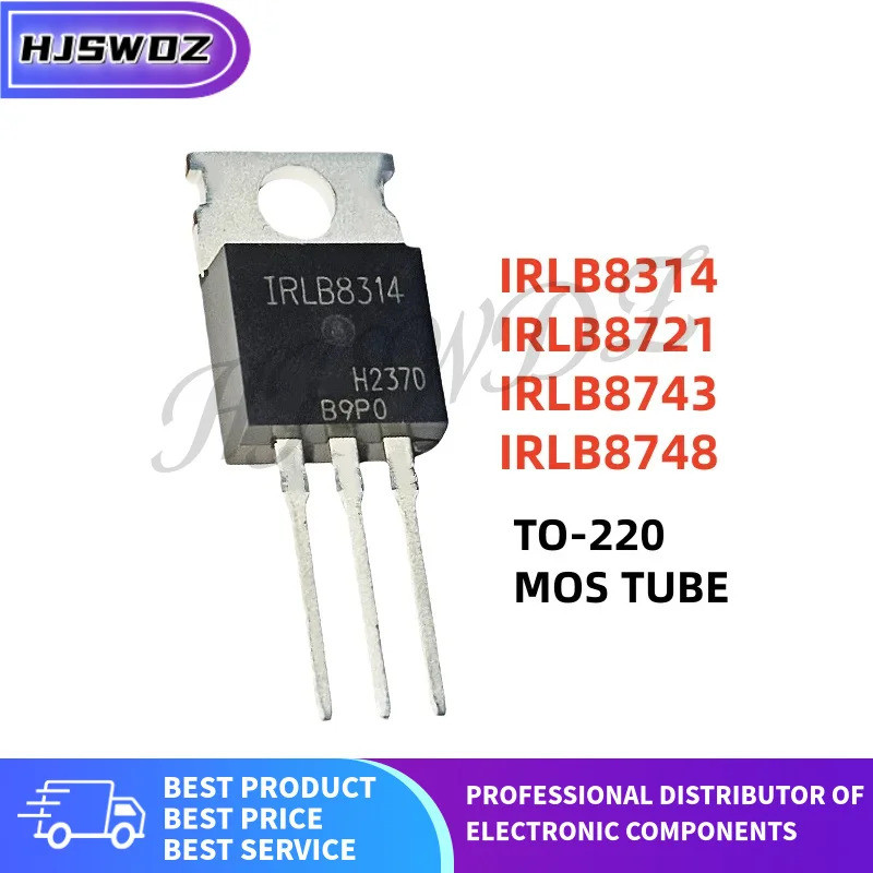 10 chiếc IRLB8721 IRLB8743 IRLB8314 IRLB8748 8721 8743 8314 8748 TO-220 MOSFET Ống hiệu ứng trường h