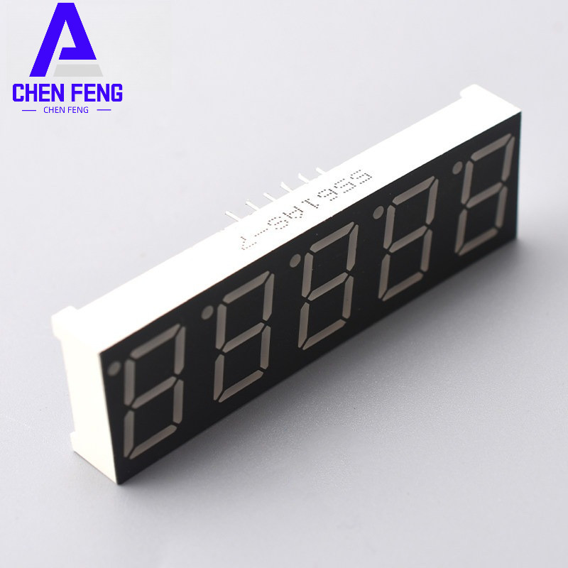 Màn hình LED 7 đoạn 0,56 "5 chữ số Cathode chung 5561AS 14 chân màu đỏ tươi LED Nixie Tube