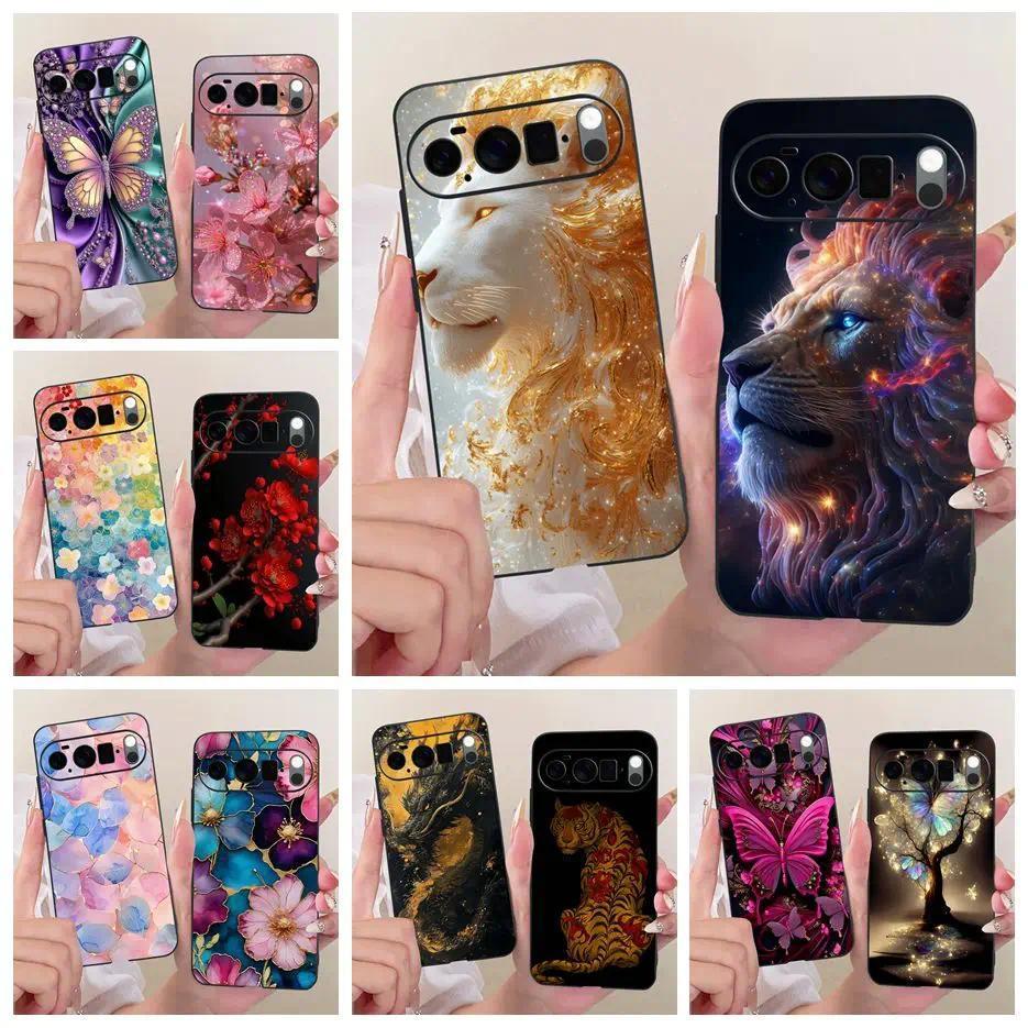 Dành Cho Google Pixel 10 Pro Ốp Lưng Sư Tử Dễ Thương Sơn Thời Trang Vỏ Điện Thoại Silicon Mềm Cho Go