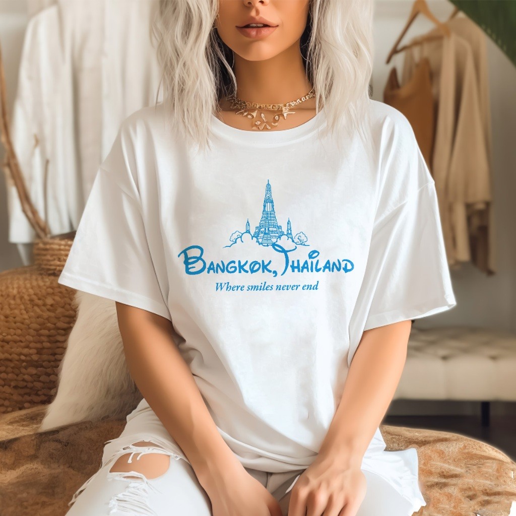 Áo thun Thailand Bangkok Pattaya Chatuchak Thái Lan Oversize Local Brand 538