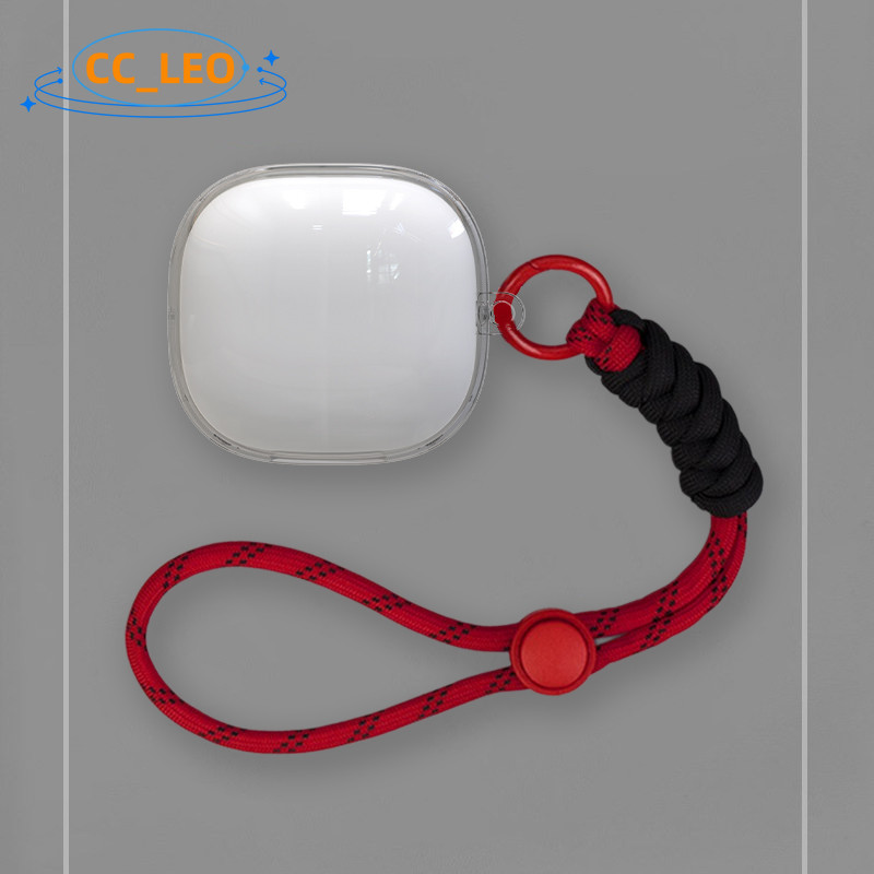 for Anker Soundcore R50i NC Case Transparent TPU Soft Case Adjustable Lanyard Pendant Suitable for S