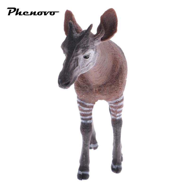 Thực Tế Okapi Động Vật Hoang Dã Hình Tượng Mô Hình Hành Động Nhân Vật Đồ Chơi Trẻ Em Quà Tặng