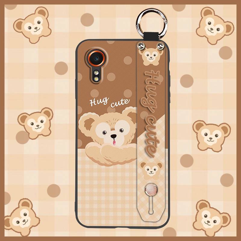 Ốp Điện Thoại Chân Đế Silicon Cho Samsung Galaxy XCover7 / SM-G556B Dây Đeo Cổ Tay Giá Đỡ Điện Thoại