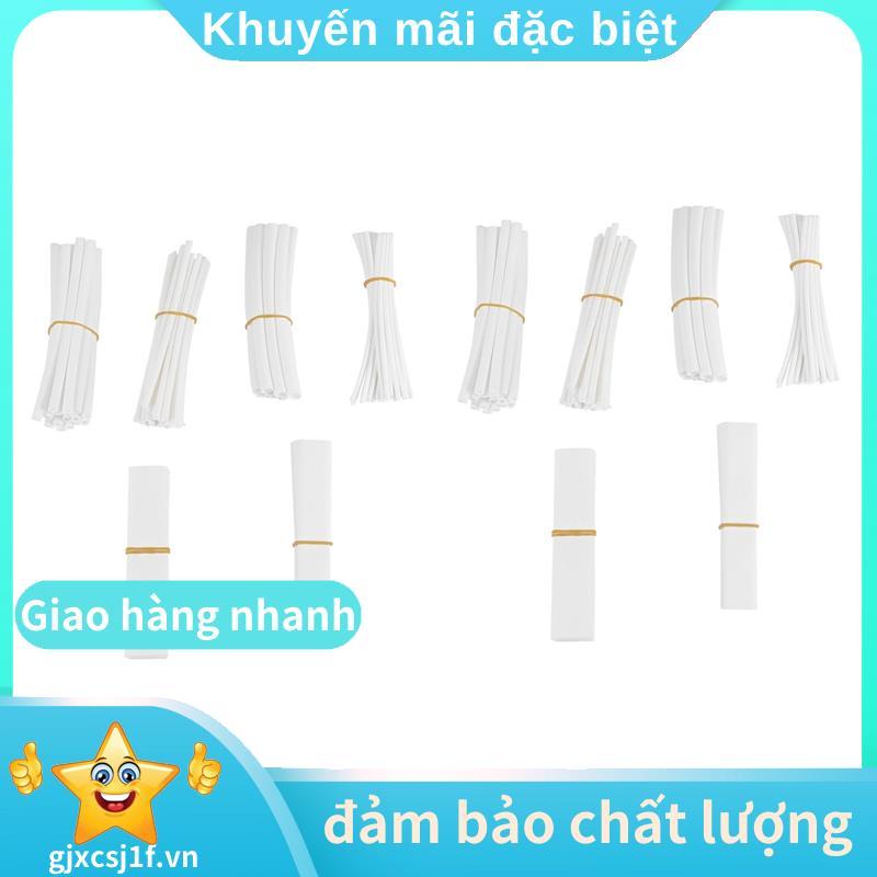 200 Chiếc Ống Co Nhiệt Vỏ Ống Co Nhiệt Màu: Trắng.gjxcsj1fvn