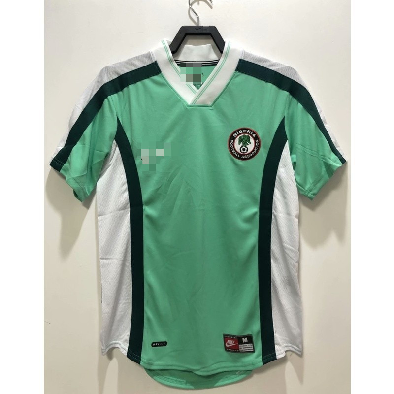 S-XXL 1998 World Cup Nigeria sân nhà retro jersey ngắn tay thể thao ngoài trời áo sơ mi bóng đá áo A