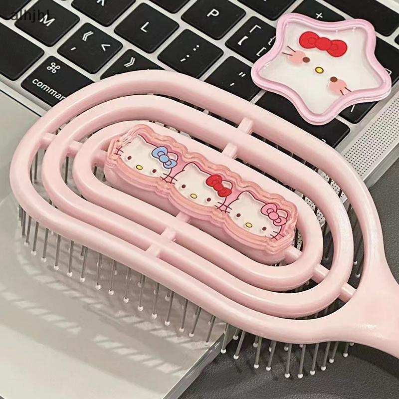 AL Kawaii Hello Kitty Kuromi Cinnamorollb Hollow Massageb Long-handled Airbagbs For Girls Birthday G