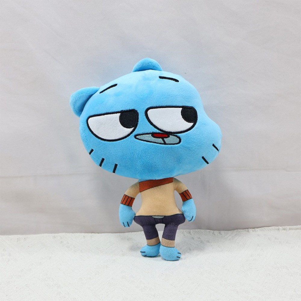Amazing World of Gumball Plush Toy Darwin Anais Cat Bunny Soft Doll Kids Gift