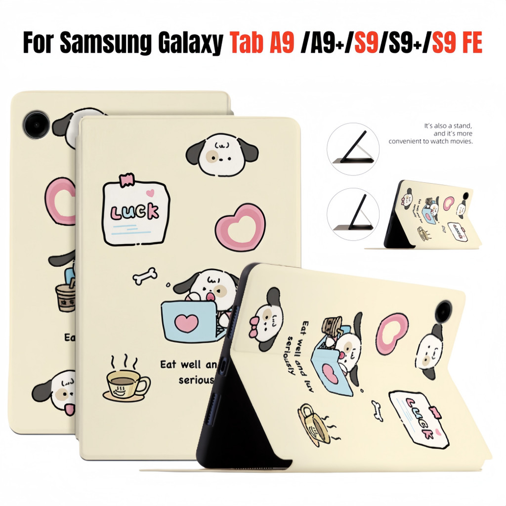 Dành Cho Samsung Galaxy Tab A9 + A9 Plus 11.0 "S9 FE + 12.4 A9 8.7 inch Flip Stand Case Vỏ Họa Tiết 