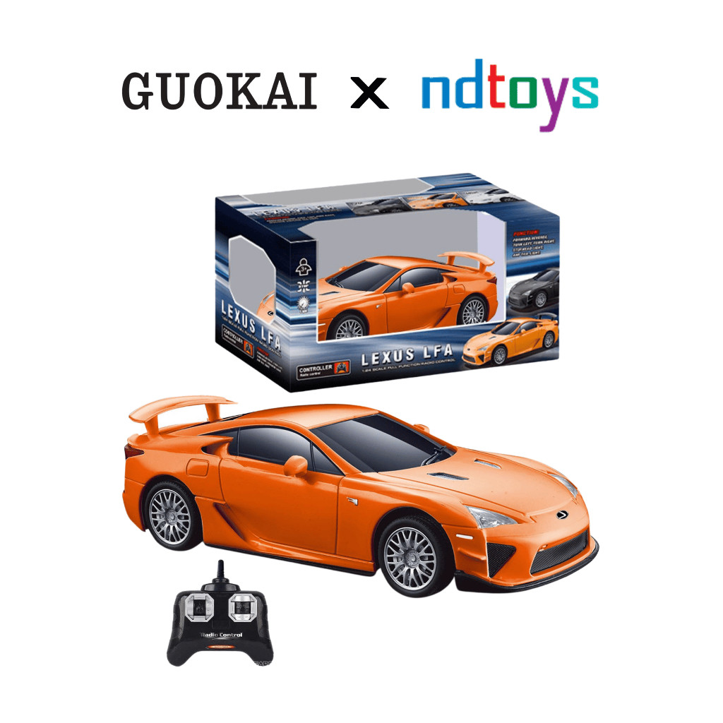 Đồ chơi -  Mô hình Xe ô tô màu cam LEXUS LFA điều khiển từ xa tỉ lệ: 1:24 866-2423