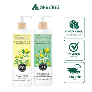  Sữa Dưỡng Thể Dưỡng Sáng Da Bielenda Bio Vitamin C Moisturizing & Toning Body Milk 400mL 
