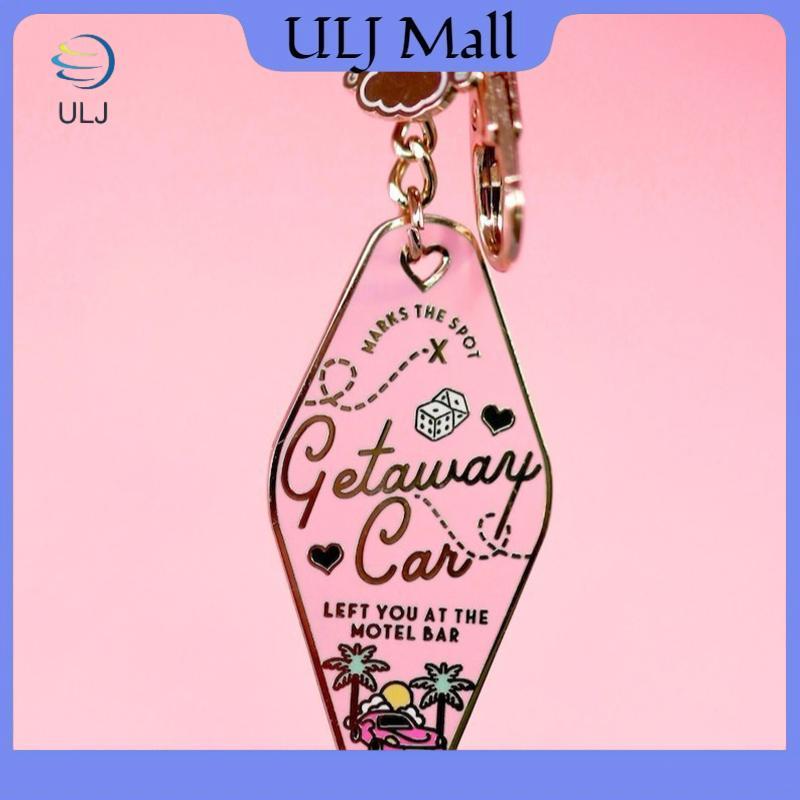 ULJ 1 Chiếc Taylor Swift Motel Escape Motel Móc Khóa Kim Loại Đơn Giản Phù Hợp Với Túi Phụ Kiện Tran
