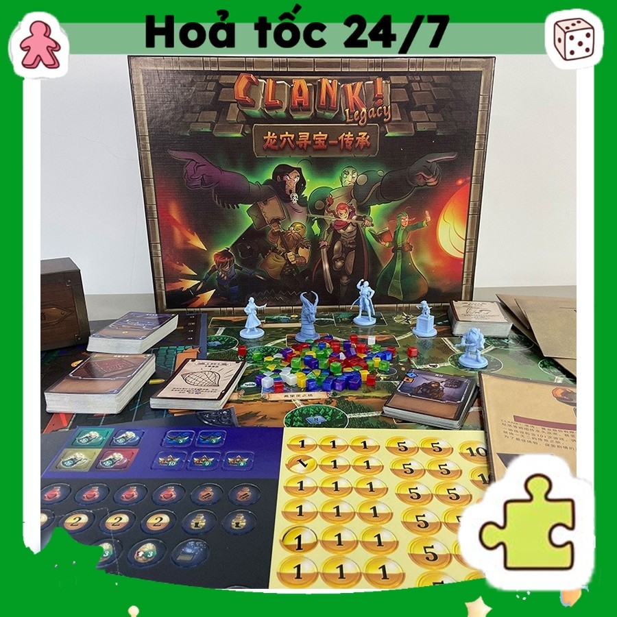 Boardgame  Clank Legacy: Acquisitions Incorporated bản Trung Engsub